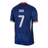 Fotballdrakt Herre Nederland Xavi Simons #7 Bortedrakt EM 2024 Kortermet